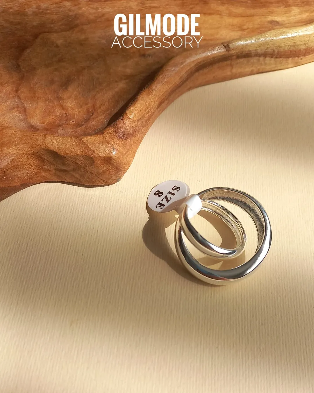 انگشتر دفرمه آبکاری نقره